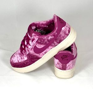 crushed velvet nike air force 1